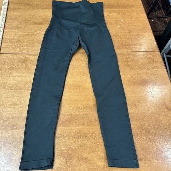 Shapermint Essentials Leggings Size Large L Heather Gray Compression Shapewear - Picture 1 of 6